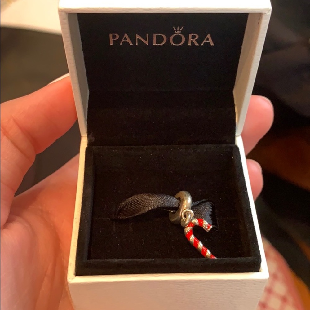 Pandora candy cane charm